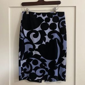 Floral pencil skirt
